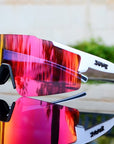 Aerodynamische Fahrradbrille für ununterbrochene Sicht 5