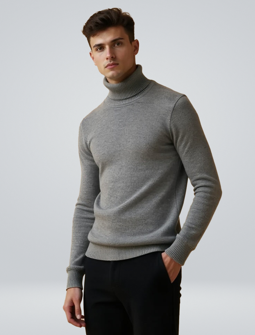 Alwin | Herren Rollkragenpullover Grobstrick 1