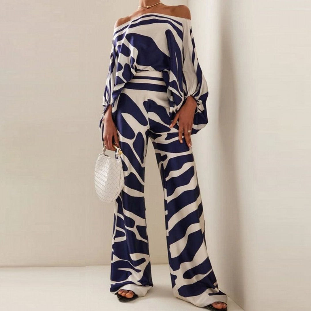 Asymmetrisches Damen Set mit One-Shoulder-Oberteil und passender Hose – Elegantes Outfit für jeden Anlass 7