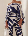 Asymmetrisches Damen Set mit One-Shoulder-Oberteil und passender Hose – Elegantes Outfit für jeden Anlass 8