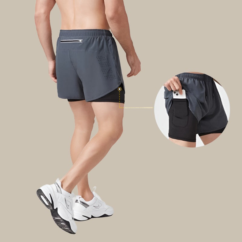 Atmungsaktive Laufshorts für Herren – Leichtes Material und optimale Bewegungsfreiheit 2