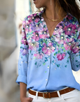 Elegante Damenbluse mit auffälligem Druck – Atmungsaktives Material für jeden Anlass 2