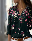 Elegante Damenbluse mit auffälligem Druck – Atmungsaktives Material für jeden Anlass 3
