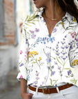 Elegante Damenbluse mit auffälligem Druck – Atmungsaktives Material für jeden Anlass 4
