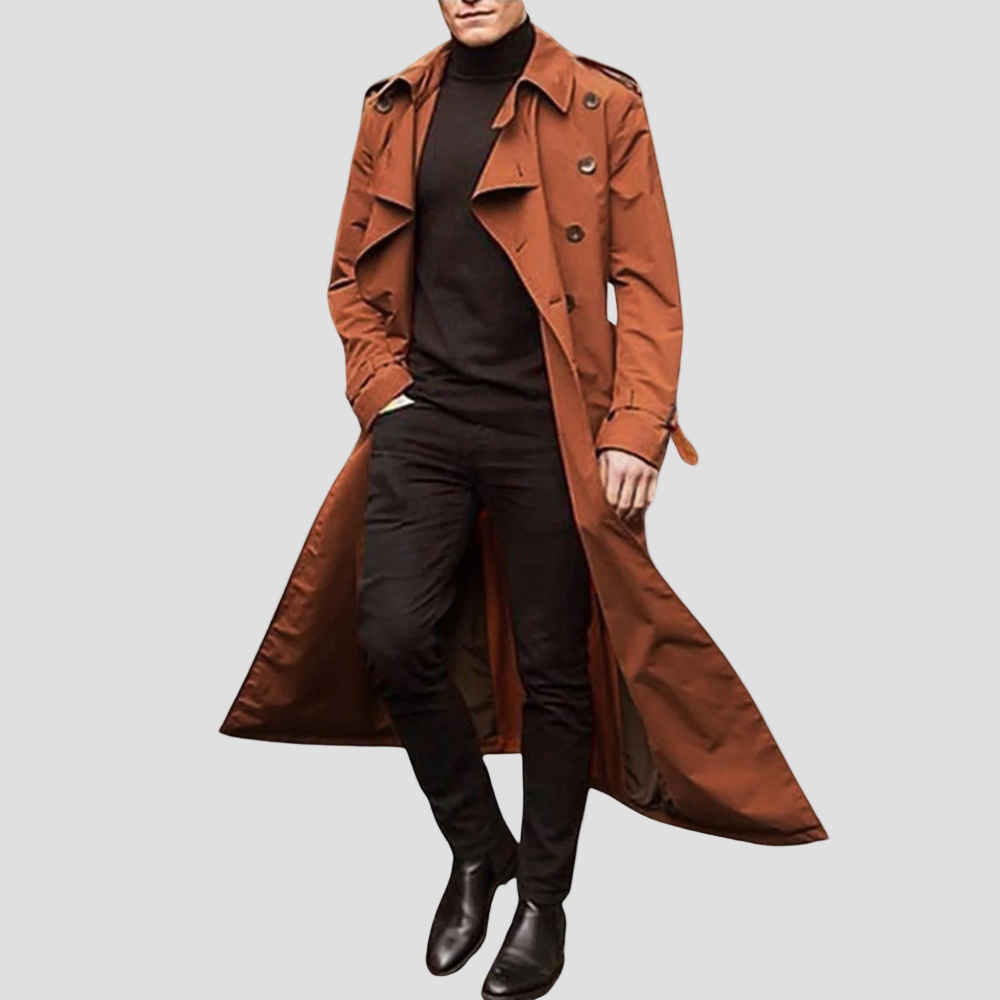 Beiger Trenchcoat mit Gürtel für Elegante Auftritte 0