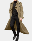 Beiger Trenchcoat mit Gürtel für Elegante Auftritte 1