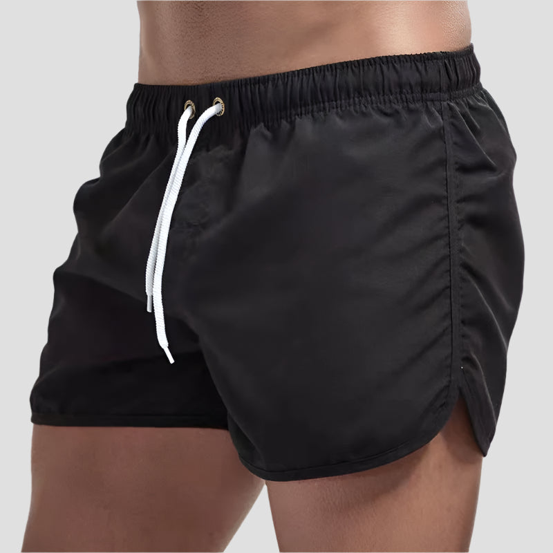 Bequeme Badehose mit elastischem Bund und schnelltrocknendem Material – Modernes Design für Strandtage 1
