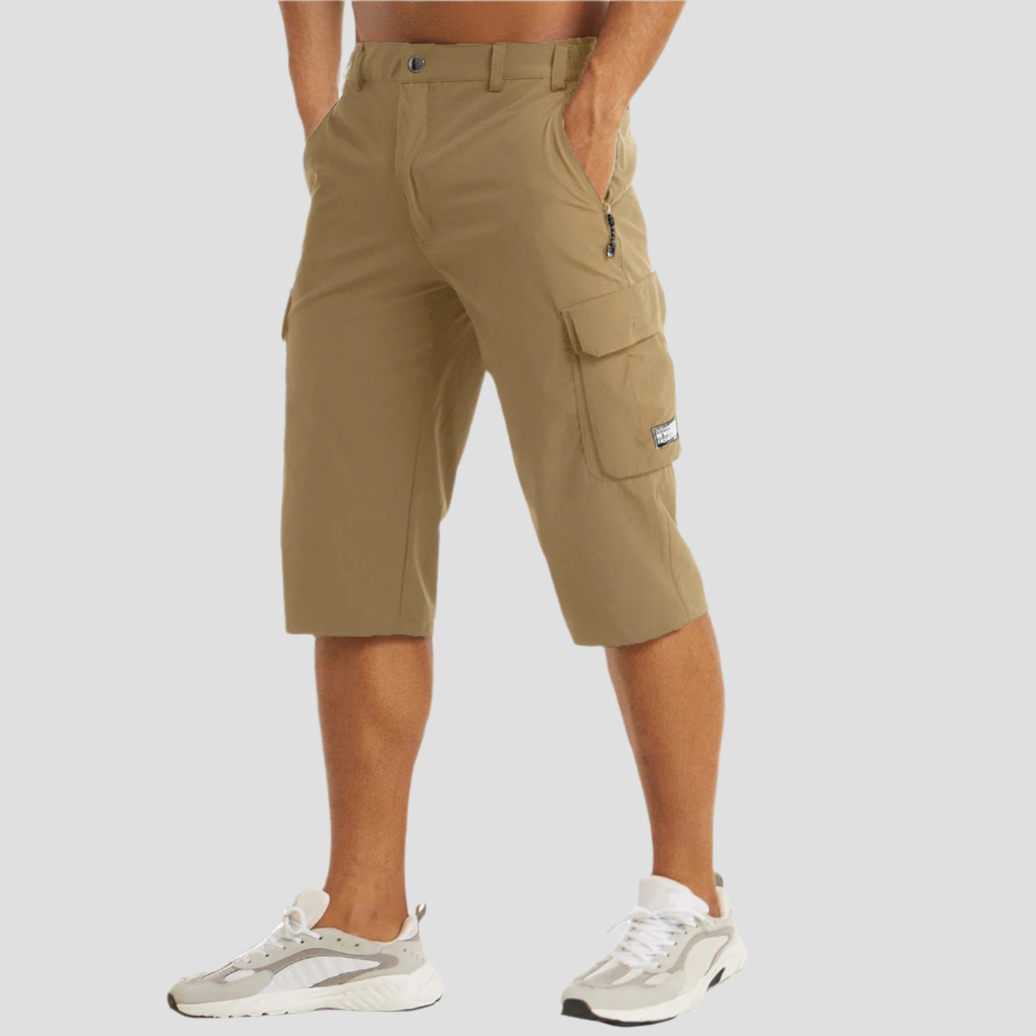Bequeme Herren Cargo Shorts aus 100% Baumwolle – Vielseitig, Robust und Stylisch für Sommerabenteuer, Verfügbar in S, M, L, XL 1