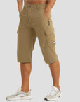 Bequeme Herren Cargo Shorts aus 100% Baumwolle – Vielseitig, Robust und Stylisch für Sommerabenteuer, Verfügbar in S, M, L, XL 1