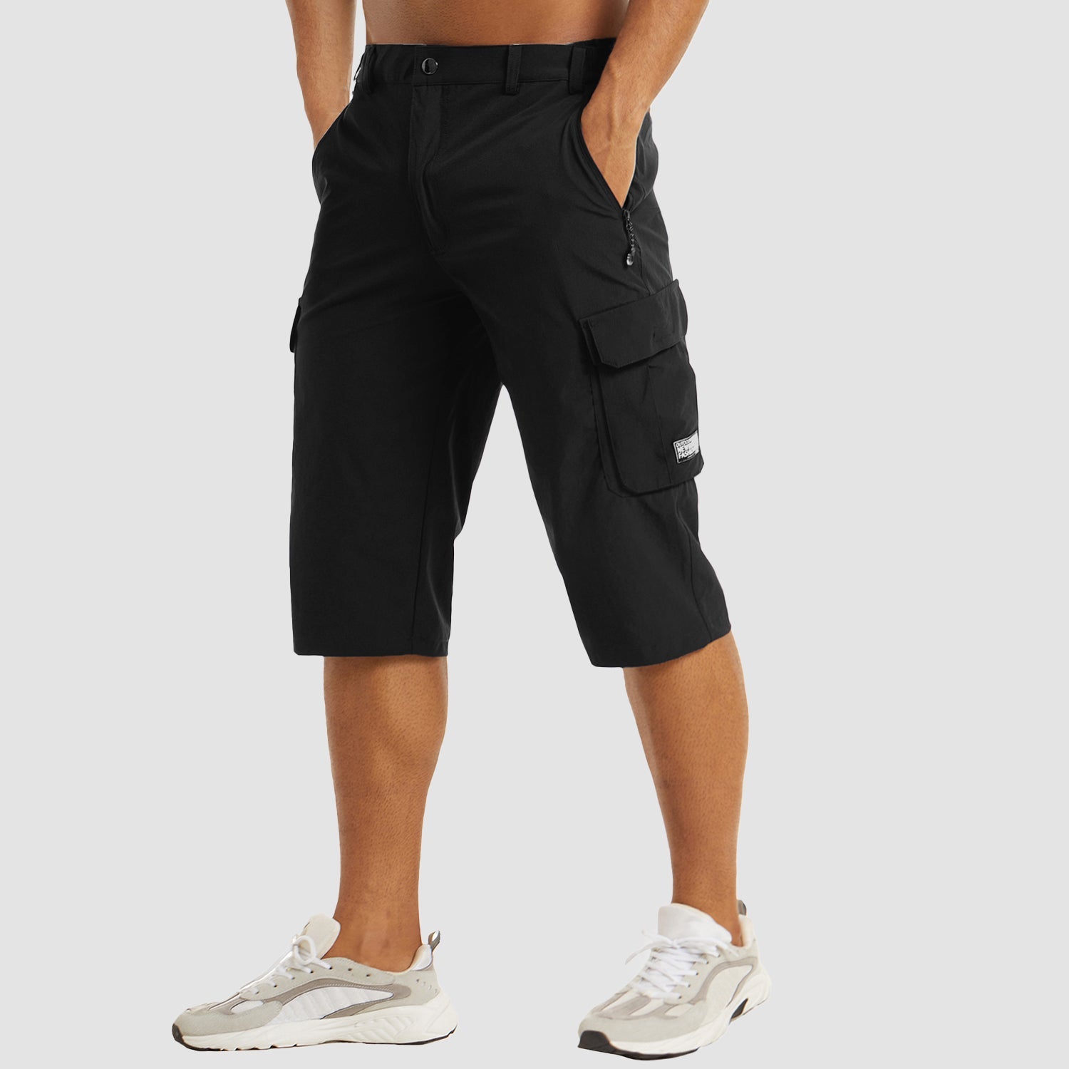 Bequeme Herren Cargo Shorts aus 100% Baumwolle – Vielseitig, Robust und Stylisch für Sommerabenteuer, Verfügbar in S, M, L, XL 12