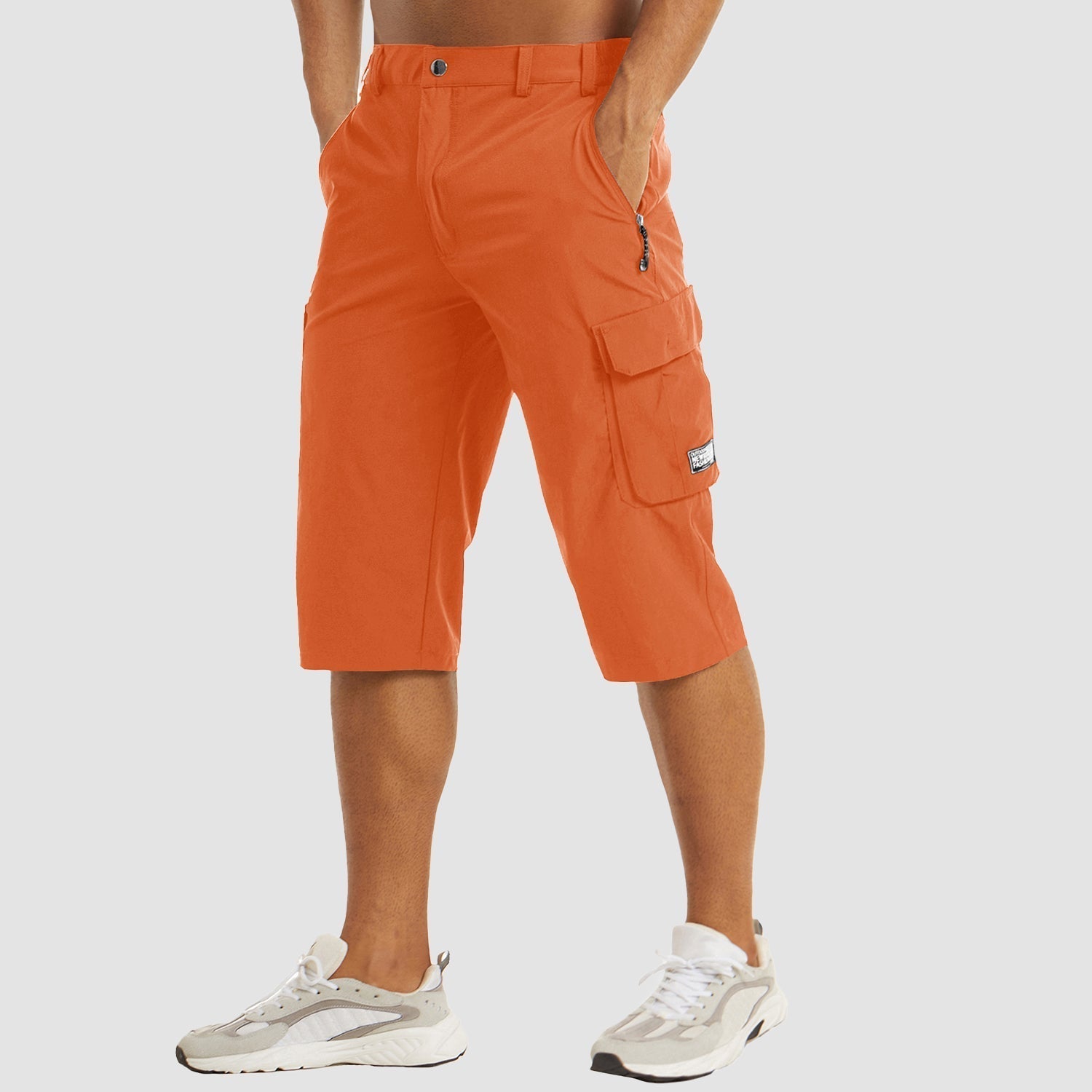 Bequeme Herren Cargo Shorts aus 100% Baumwolle – Vielseitig, Robust und Stylisch für Sommerabenteuer, Verfügbar in S, M, L, XL 13