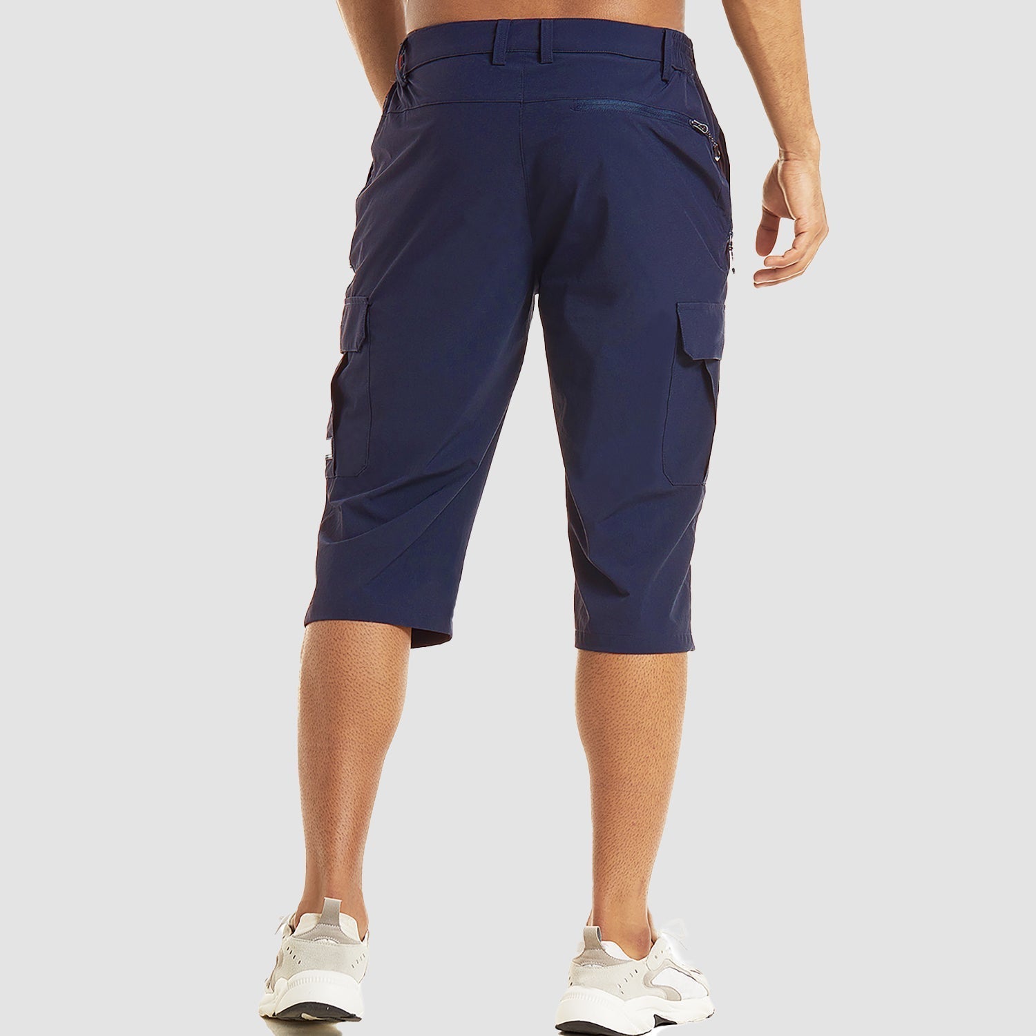 Bequeme Herren Cargo Shorts aus 100% Baumwolle – Vielseitig, Robust und Stylisch für Sommerabenteuer, Verfügbar in S, M, L, XL 4