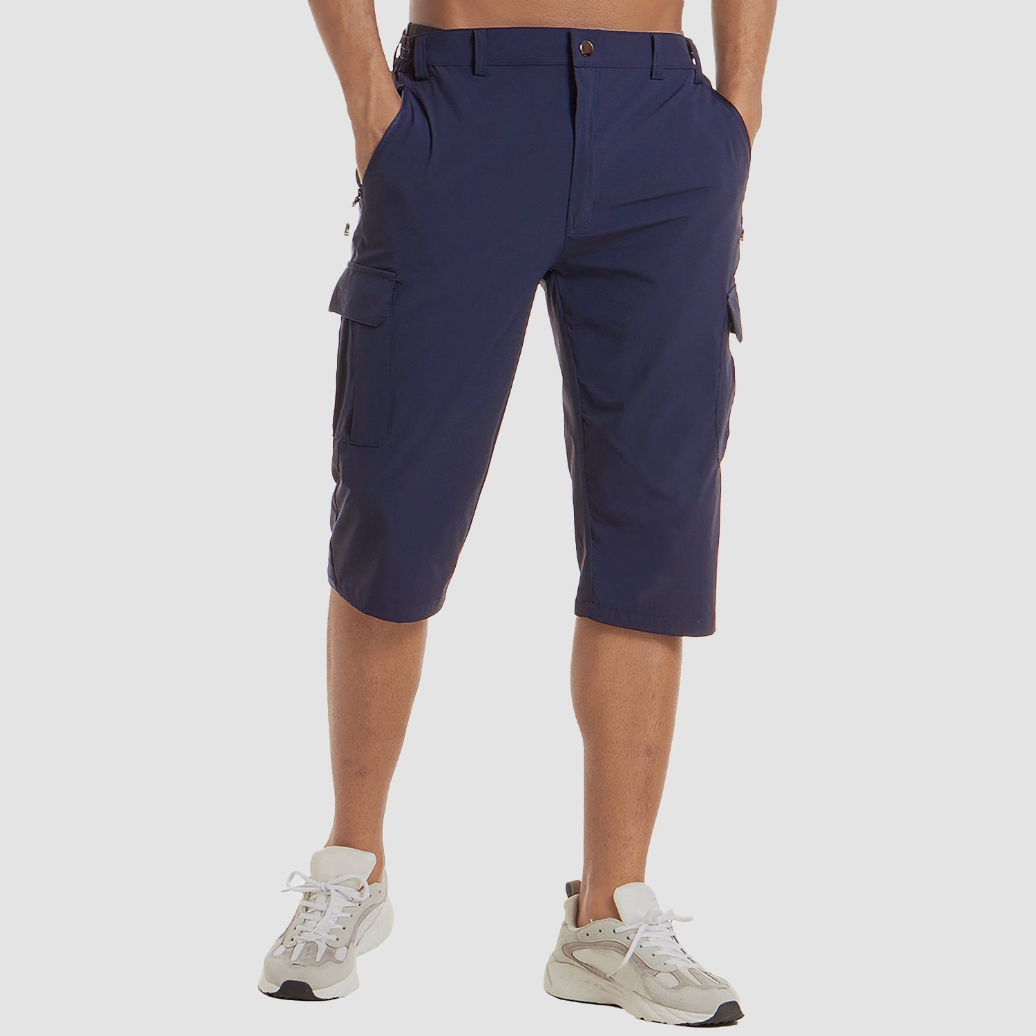 Bequeme Herren Cargo Shorts aus 100% Baumwolle – Vielseitig, Robust und Stylisch für Sommerabenteuer, Verfügbar in S, M, L, XL 5