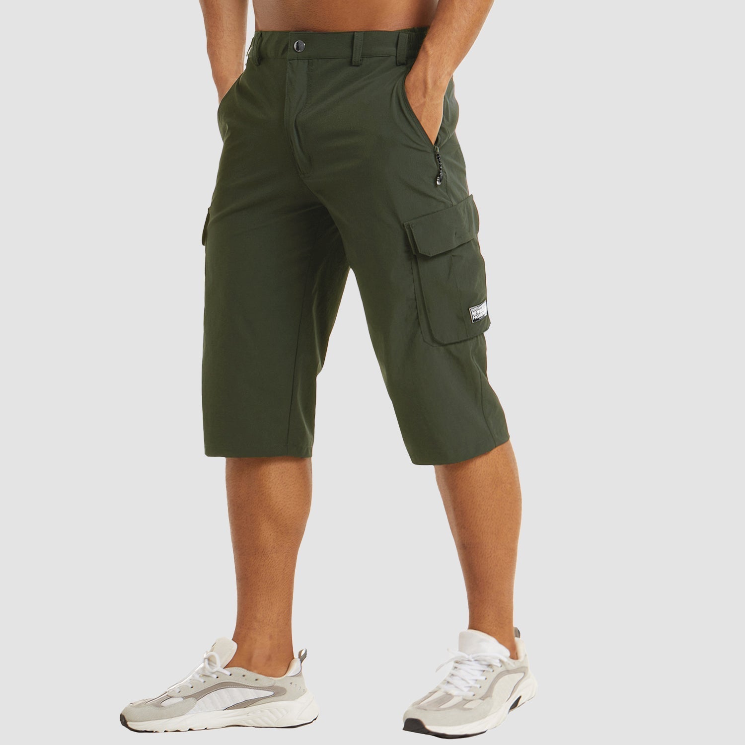 Bequeme Herren Cargo Shorts aus 100% Baumwolle – Vielseitig, Robust und Stylisch für Sommerabenteuer, Verfügbar in S, M, L, XL 7