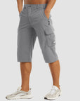 Bequeme Herren Cargo Shorts aus 100% Baumwolle – Vielseitig, Robust und Stylisch für Sommerabenteuer, Verfügbar in S, M, L, XL 9