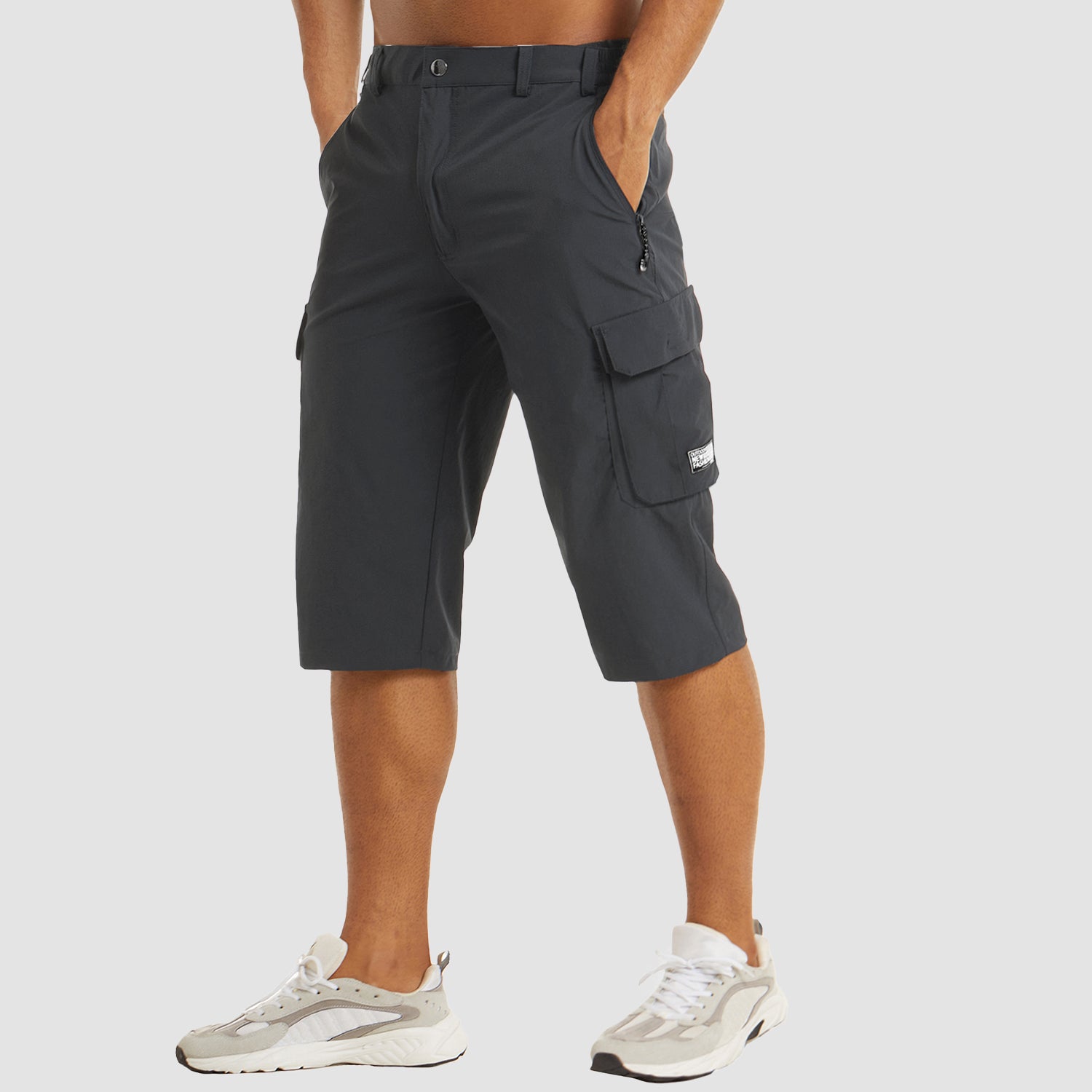 Bequeme Herren Cargo Shorts aus 100% Baumwolle – Vielseitig, Robust und Stylisch für Sommerabenteuer, Verfügbar in S, M, L, XL 10