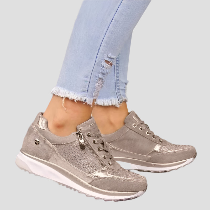 Bequeme Damenschuhe aus atmungsaktivem Material mit rutschfester Sohle für eleganten Alltag 1