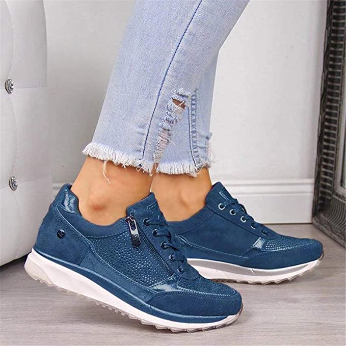 Bequeme Damenschuhe aus atmungsaktivem Material mit rutschfester Sohle für eleganten Alltag 3