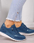 Bequeme Damenschuhe aus atmungsaktivem Material mit rutschfester Sohle für eleganten Alltag 3