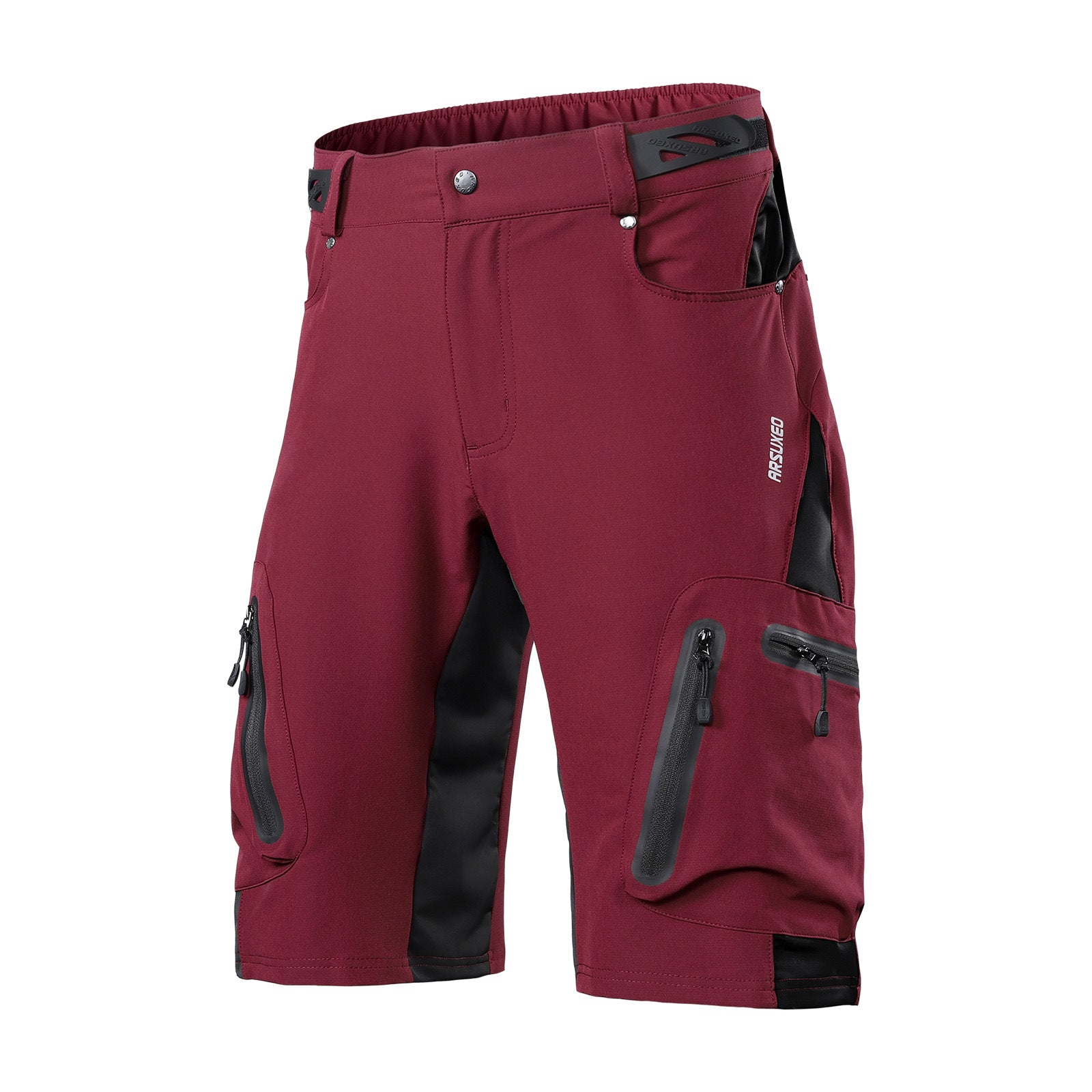 Bequeme Radhose aus Atmungsaktivem Material für Damen und Herren – Ideal für Radfahren, Camping und Wandern mit Reißverschlusstaschen 7