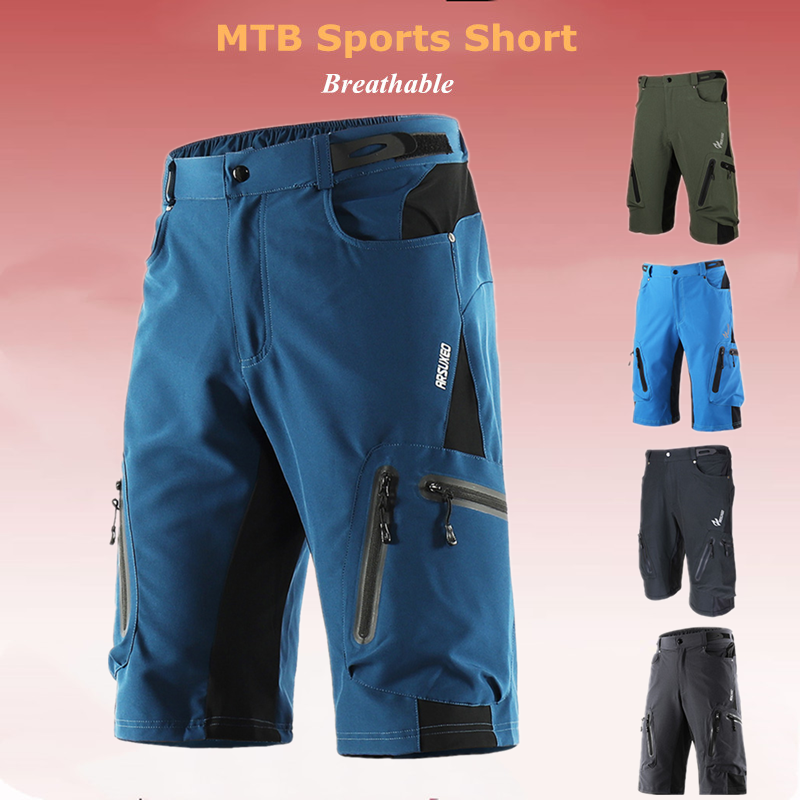 Bequeme Radhose aus Atmungsaktivem Material für Damen und Herren – Ideal für Radfahren, Camping und Wandern mit Reißverschlusstaschen 8