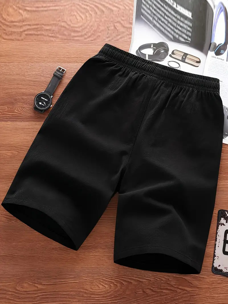 Bequeme Herren Sommershorts mit Kordelzug – Atmungsaktive und stilvolle Freizeitshorts 2