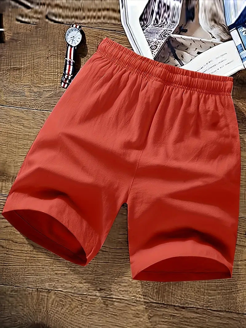 Bequeme Herren Sommershorts mit Kordelzug – Atmungsaktive und stilvolle Freizeitshorts 3