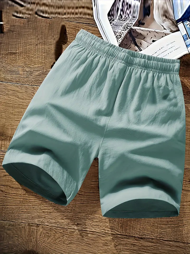 Bequeme Herren Sommershorts mit Kordelzug – Atmungsaktive und stilvolle Freizeitshorts 6