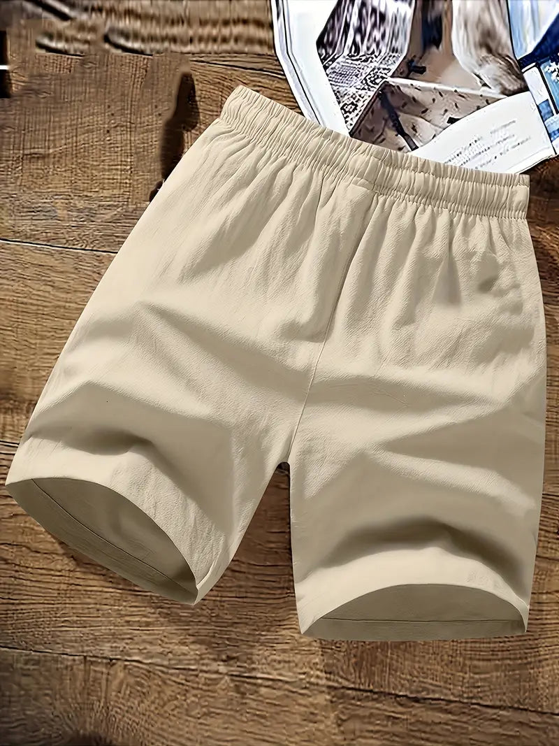 Bequeme Herren Sommershorts mit Kordelzug – Atmungsaktive und stilvolle Freizeitshorts 8