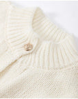 Bequeme Strickjacke mit Geripptem Ausschnitt 7