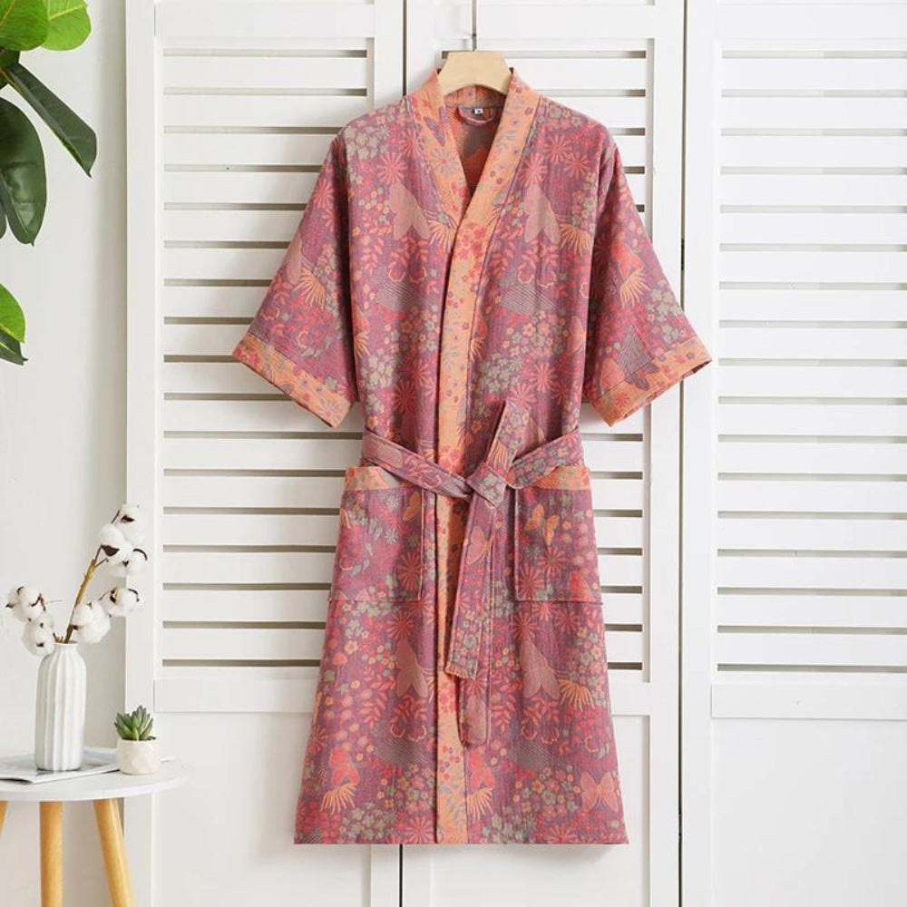 Blumenkimono Bademantel für Elegante Momente 0