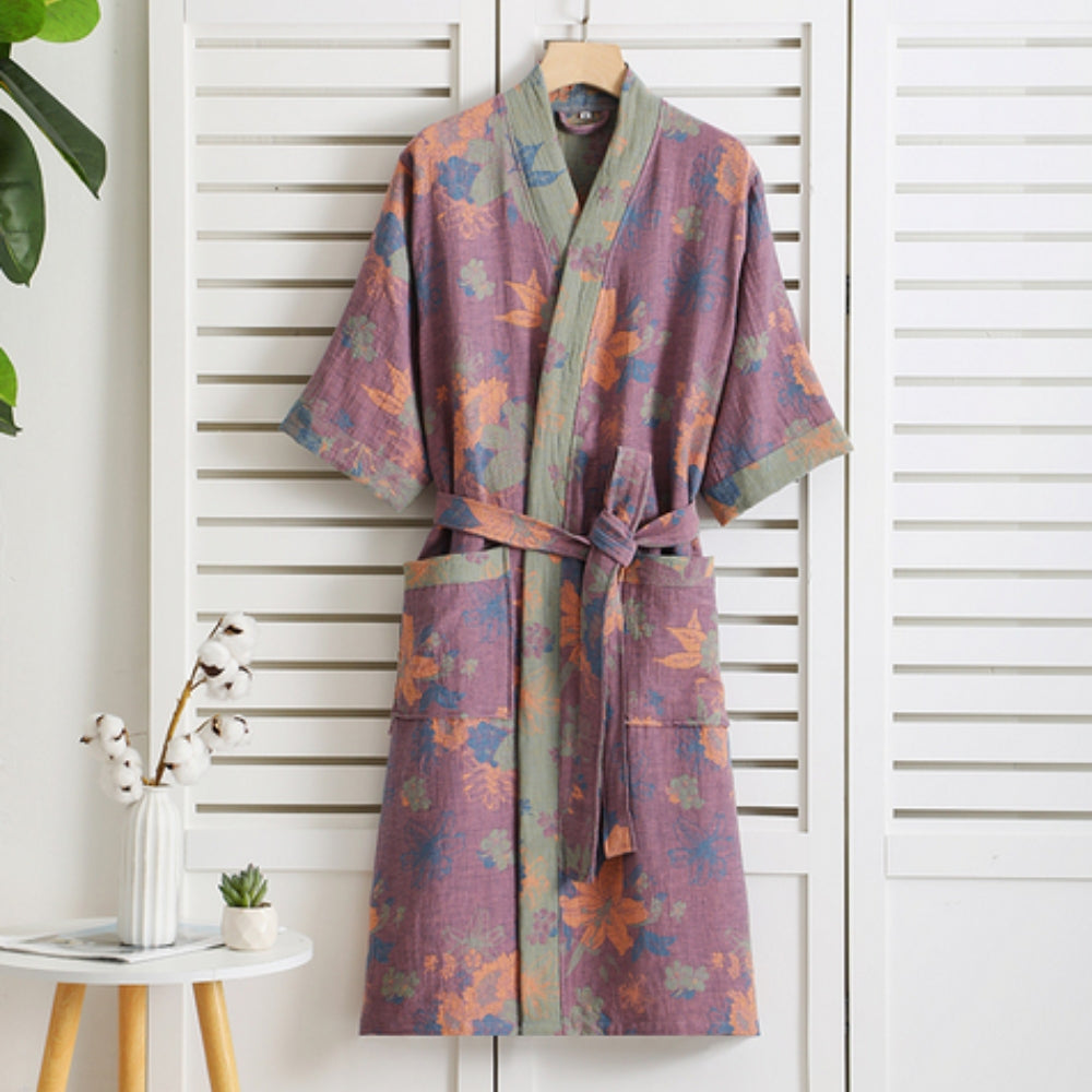 Blumenkimono Bademantel für Elegante Momente 1