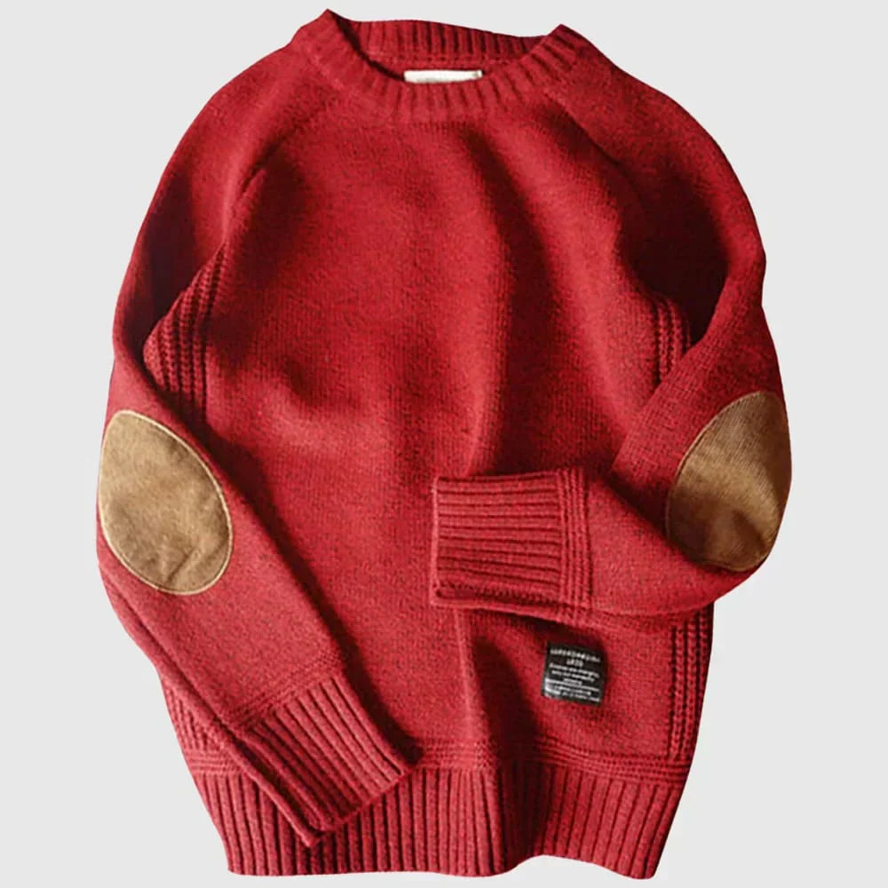 Bruno | Herren Strickpullover Rundhals Grobstrick Raglanärmel 3