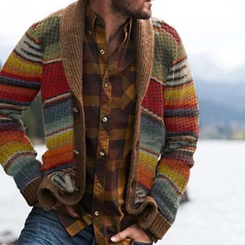 Bunte Strickjacke mit Lässigem Chic für Stilbewusste 0