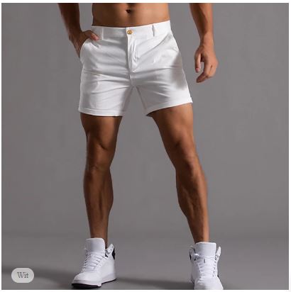 Chino-Kurzhose für Herren – Bequeme Sommerfreizeitshorts aus Baumwollmischgewebe 4
