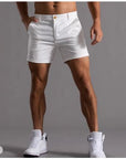 Chino-Kurzhose für Herren – Bequeme Sommerfreizeitshorts aus Baumwollmischgewebe 4