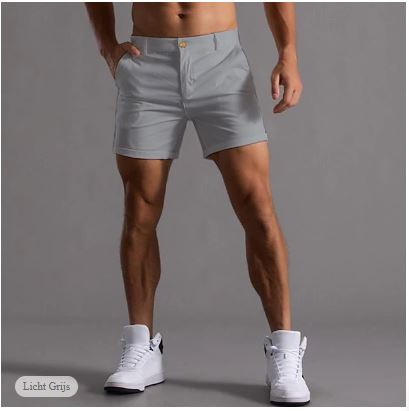 Chino-Kurzhose für Herren – Bequeme Sommerfreizeitshorts aus Baumwollmischgewebe 5