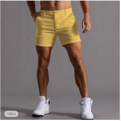 Chino-Kurzhose für Herren – Bequeme Sommerfreizeitshorts aus Baumwollmischgewebe 6