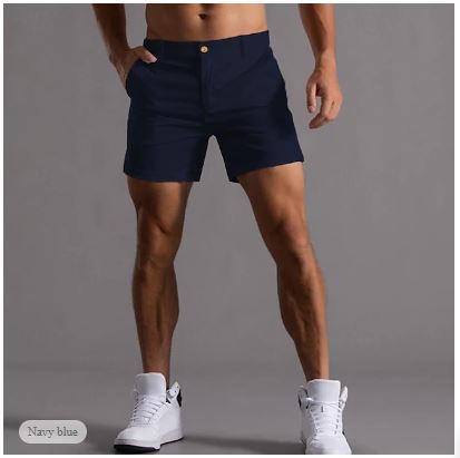 Chino-Kurzhose für Herren – Bequeme Sommerfreizeitshorts aus Baumwollmischgewebe 7