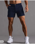 Chino-Kurzhose für Herren – Bequeme Sommerfreizeitshorts aus Baumwollmischgewebe 7