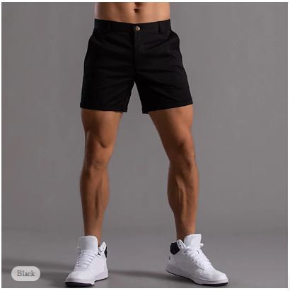 Chino-Kurzhose für Herren – Bequeme Sommerfreizeitshorts aus Baumwollmischgewebe 8