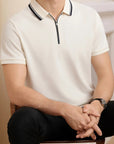 Chunky Strick Polo Herren mit Reißverschluss für Eleganz 1