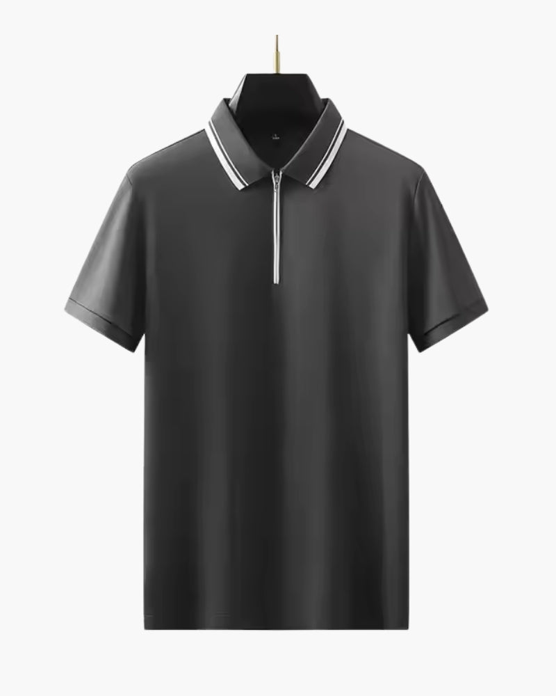 Chunky Strick Polo Herren mit Reißverschluss für Eleganz 2