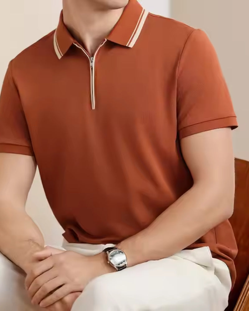Chunky Strick Polo Herren mit Reißverschluss für Eleganz 5