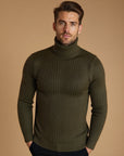 Conrad | Herren Strickpullover Rollkragen Zopfstrick 6
