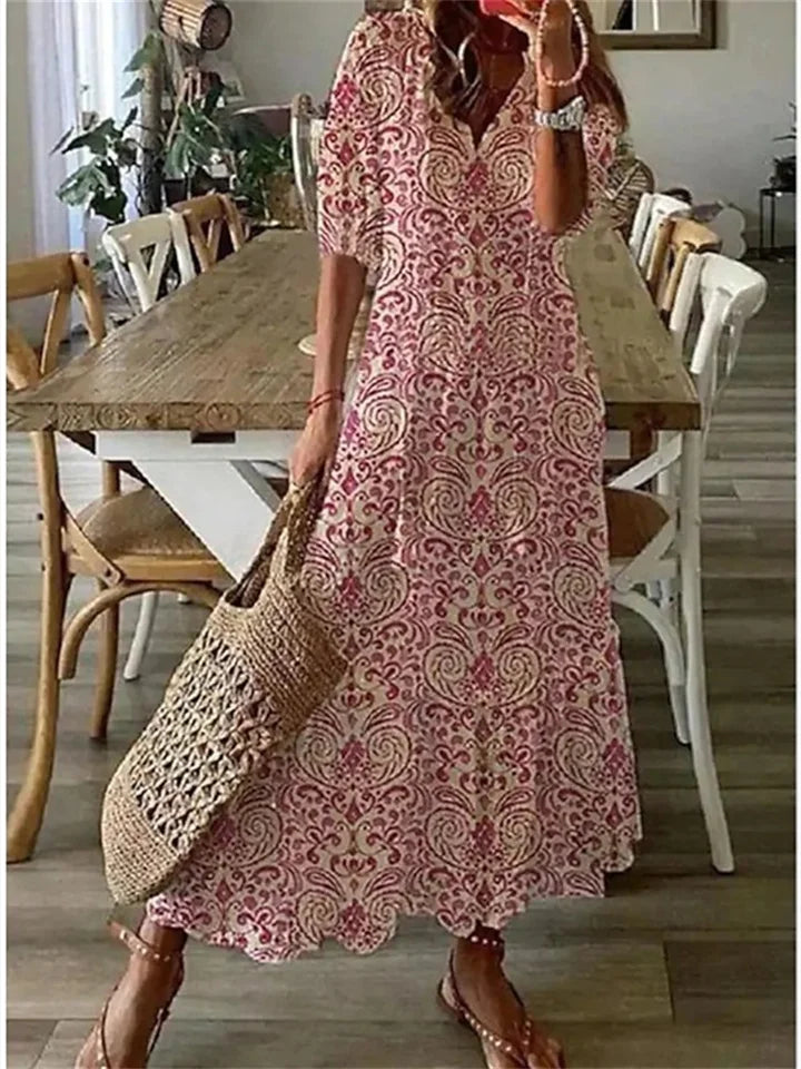 Damen Maxi Sommerkleid aus leichtem, atmungsaktivem Material – Ideal für Strand und Abendveranstaltungen 5