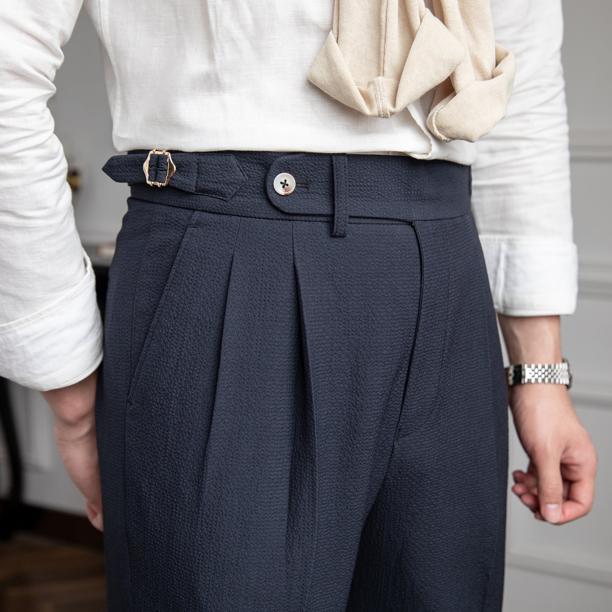 Elegante Arbeitshosen mit Hoher Taille für Stilbewusste 0
