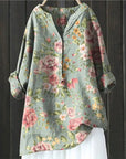 Elegante Bluse mit Blumenmuster – Feminine Passform für besondere Anlässe 5