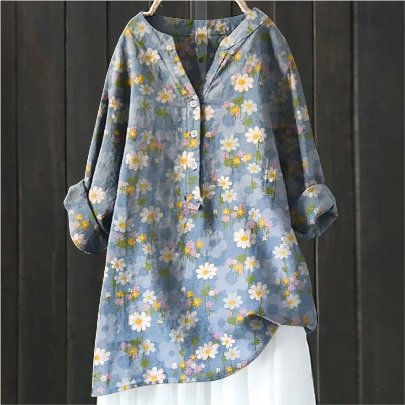 Elegante Bluse mit Blumenmuster – Feminine Passform für besondere Anlässe 6