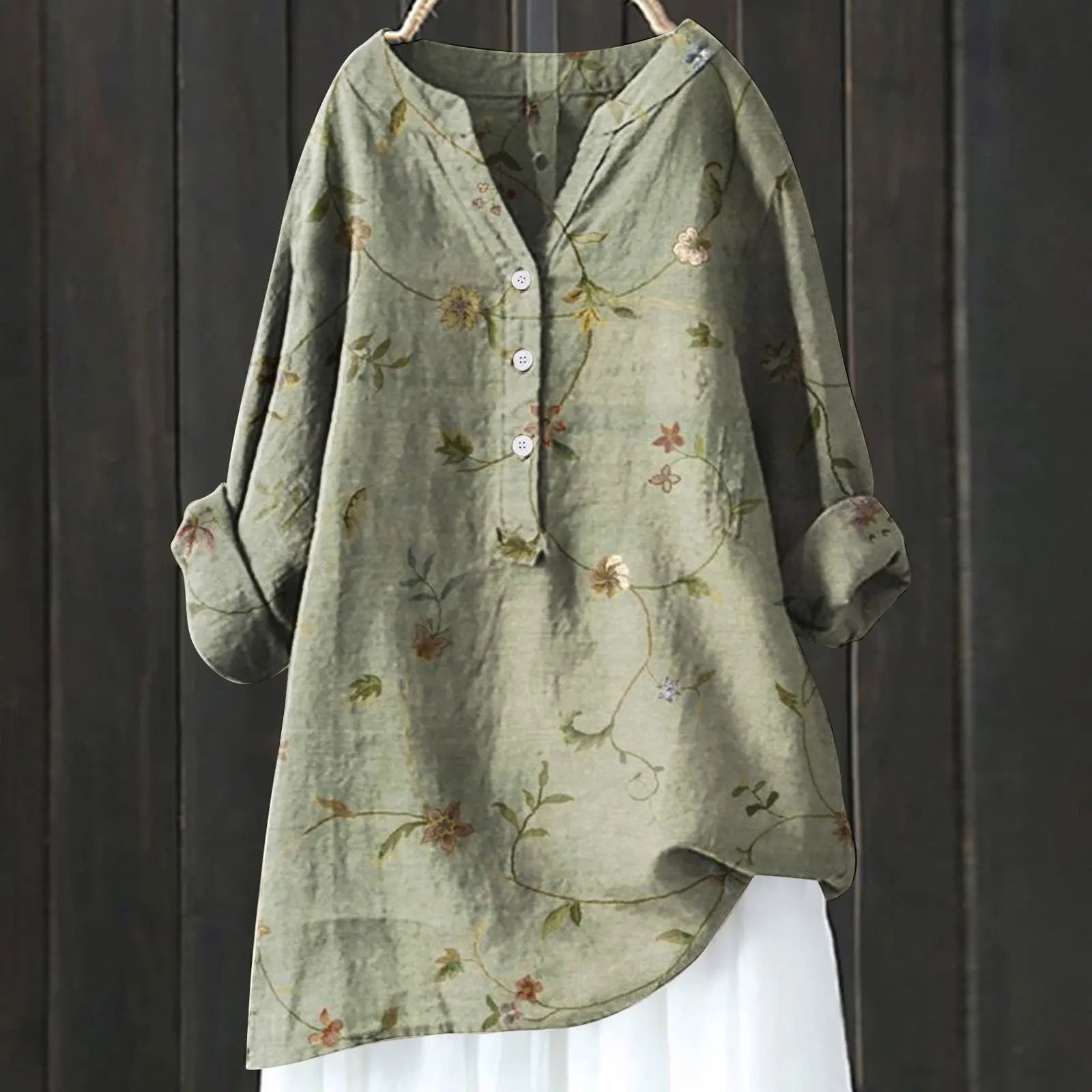 Elegante Bluse mit Blumenmuster – Feminine Passform für besondere Anlässe 8